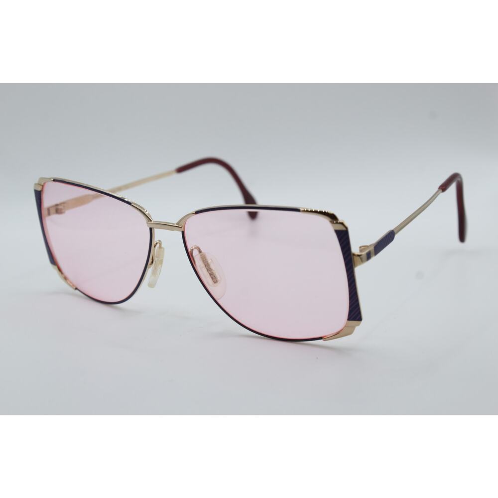 Zeiss W. Germany 9293 Purple and Gold Sunglasses